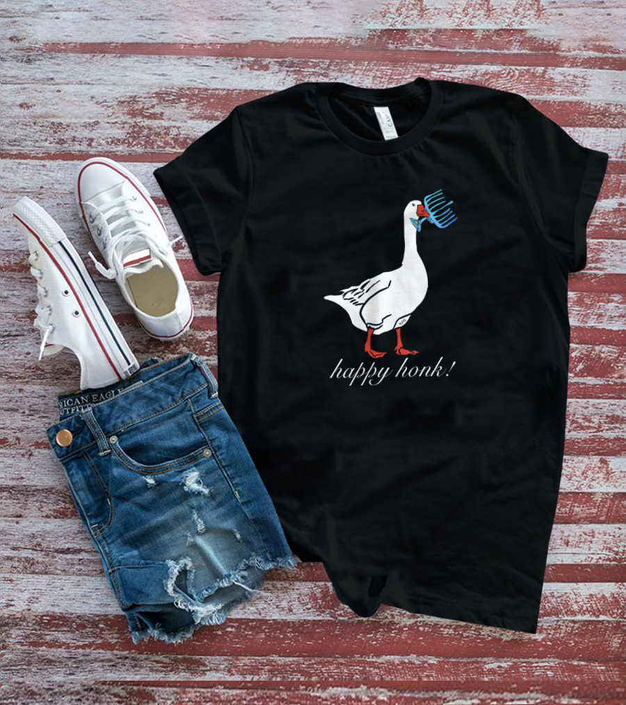 Maimonides-Nutz Happy Honk Goose With Comb T-Shirt