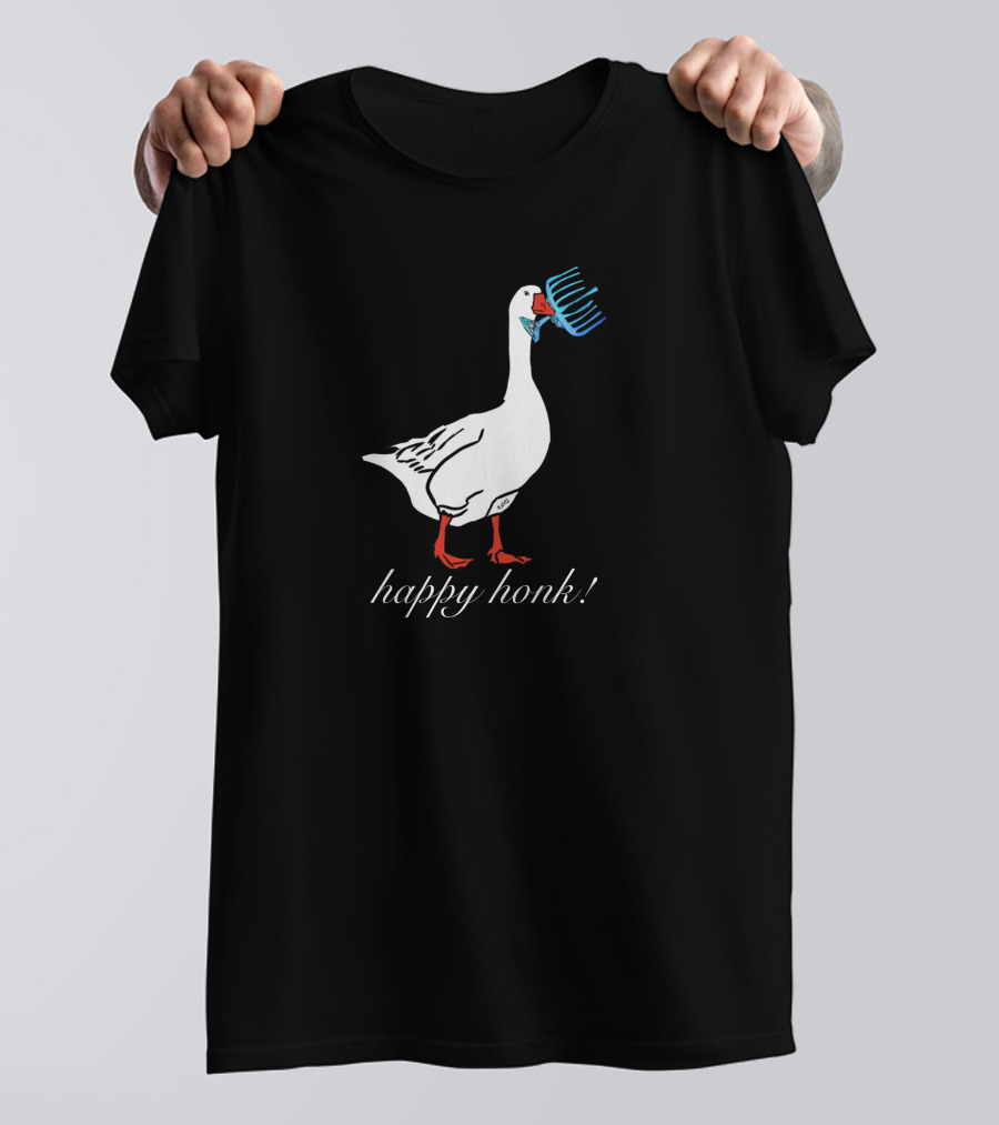Maimonides-Nutz Happy Honk Goose With Comb T-Shirt