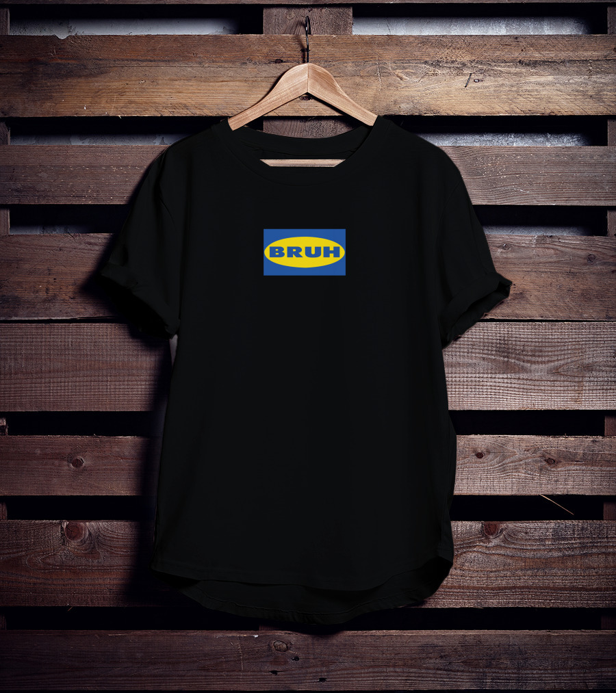 Bruh IKEA Logo Parody Seth Everman Represent T-Shirt