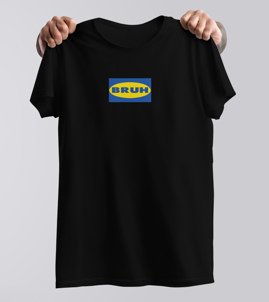 Bruh IKEA Logo Parody Seth Everman Represent T-Shirt