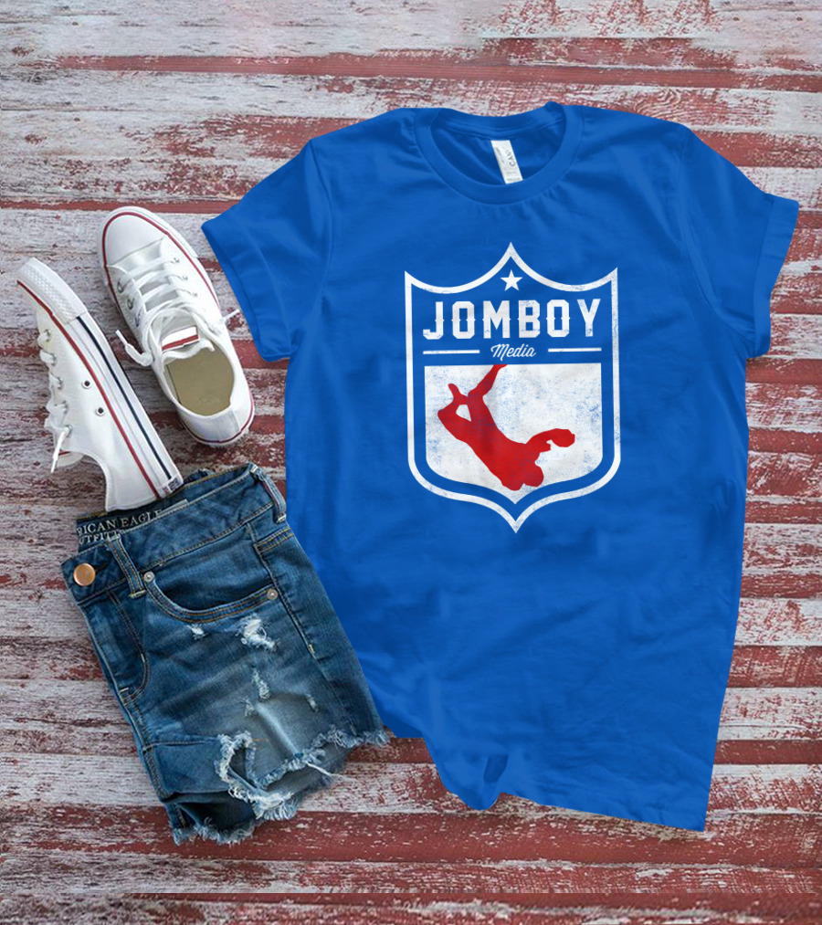 Jomboy Media Merch Thicc Six New Logo NFL Shield T-Shirt
