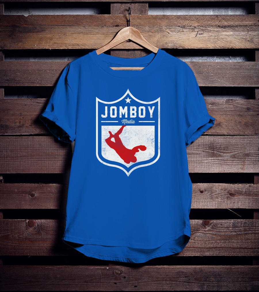 Jomboy Media Merch Thicc Six New Logo NFL Shield T-Shirt