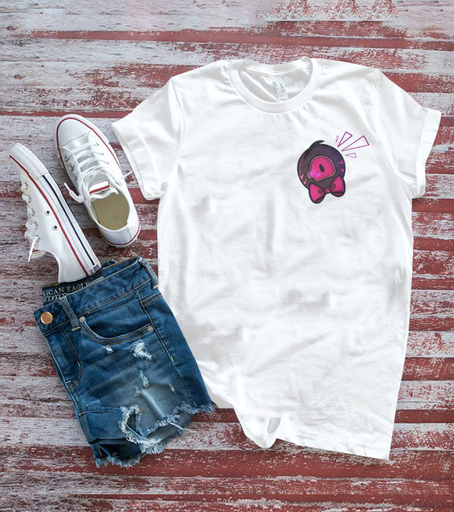 Kaden Shop Merch Fancy Eye Pink Bow Character T-Shirt
