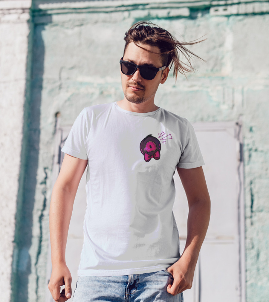 Kaden Shop Merch Fancy Eye Pink Bow Character T-Shirt