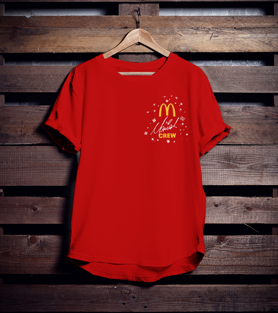 Mariah Crew McDonald's Logo Christmas T-Shirt