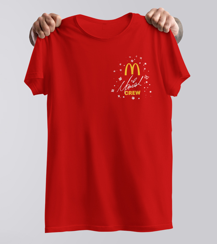 Mariah Crew McDonald's Logo Christmas T-Shirt