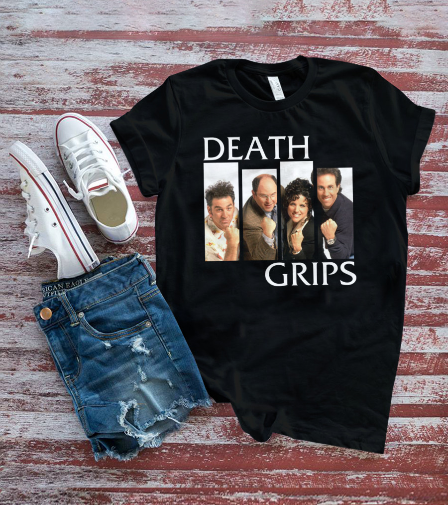 Death Grips Seinfeld Crossover Characters Fist Pose T-Shirt