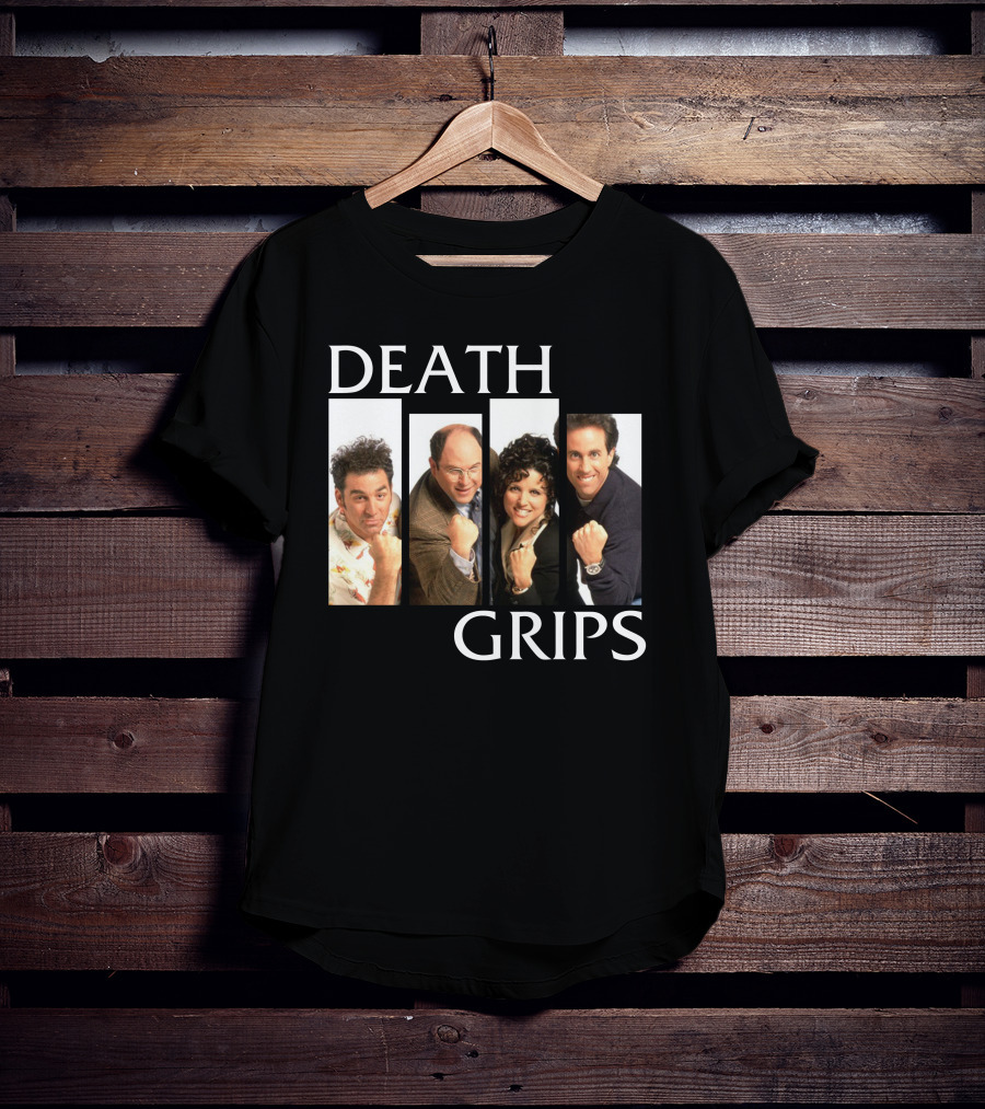 Death Grips Seinfeld Crossover Characters Fist Pose T-Shirt