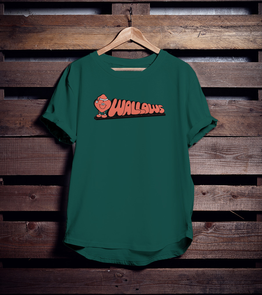 Wallows Holiday Love Music Merch Santa Heart T-Shirt