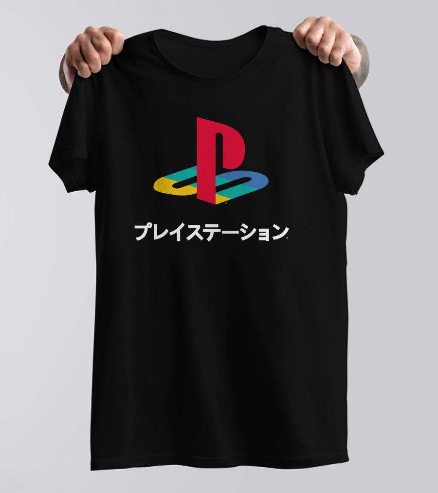 Cory Barlog Playstation Logo Japanese T-Shirt