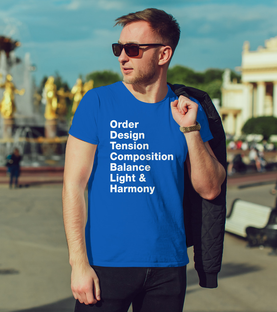 Order Design Tension Composition Balance Light And Harmony T-Shirt