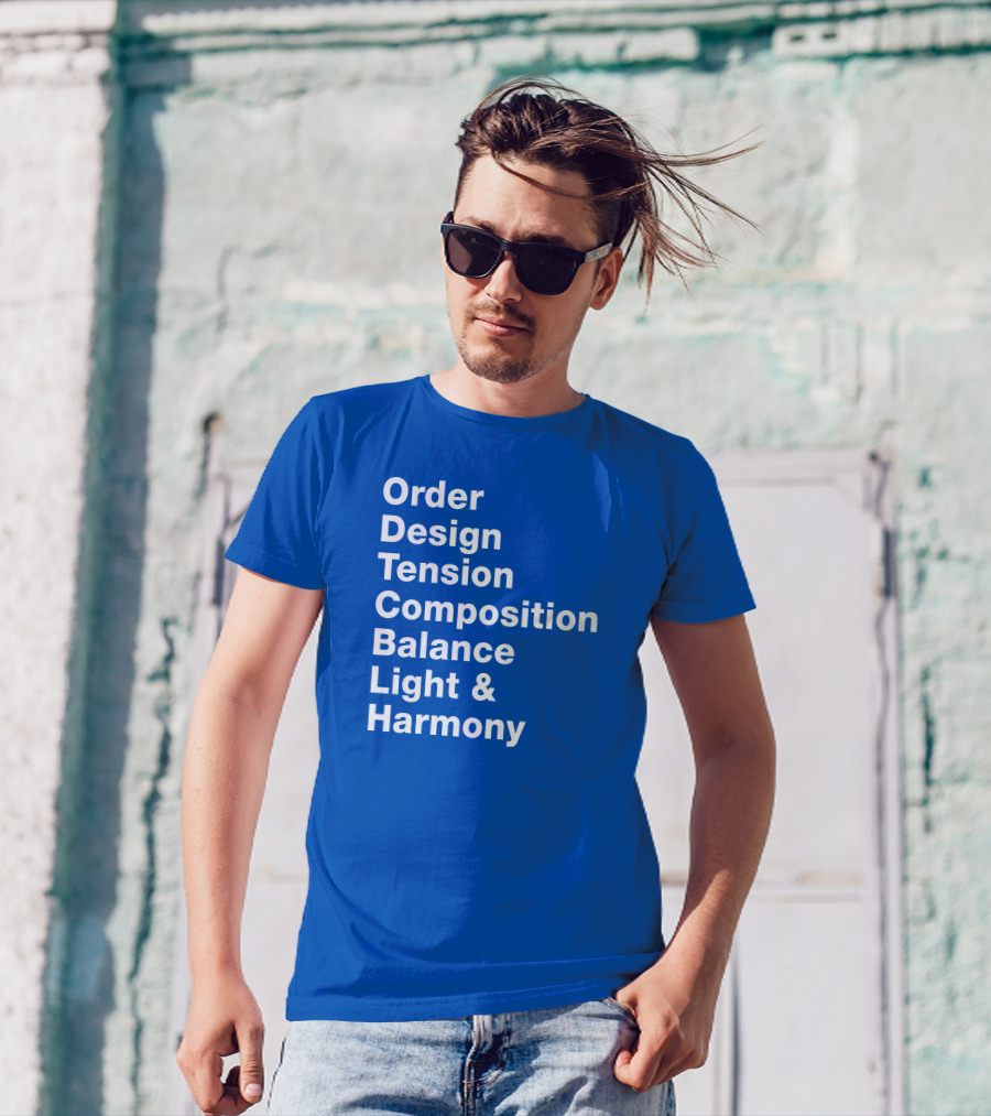Order Design Tension Composition Balance Light And Harmony T-Shirt