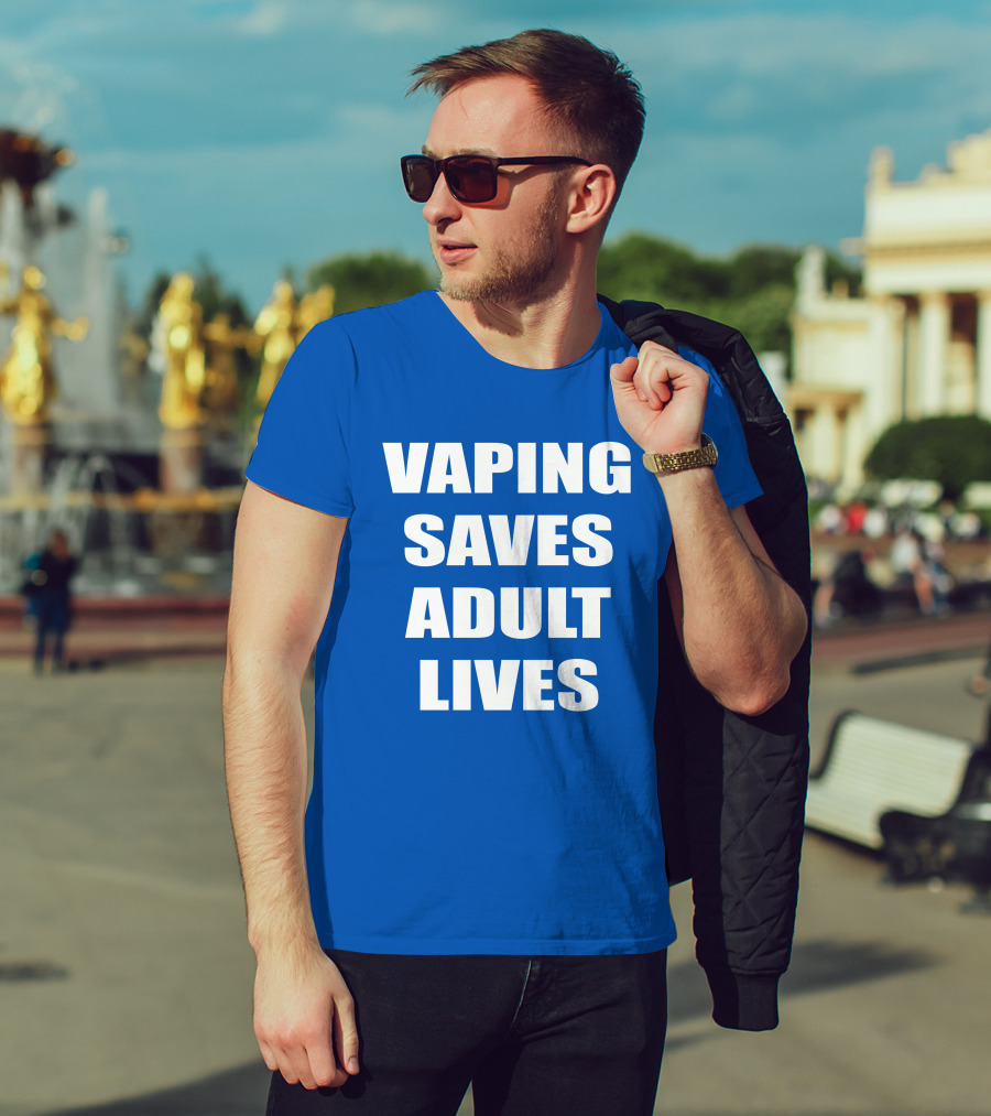 Vaping Saves Adult Lives Amanda Wheeler Advocacy Support White T-Shirt