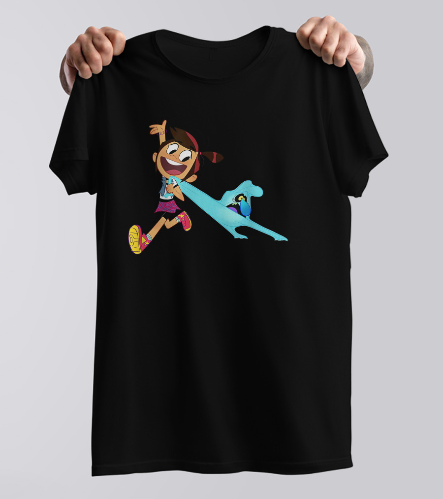 Disney Channel The Ghost And Molly McGee Characters Playful Animation T-Shirt