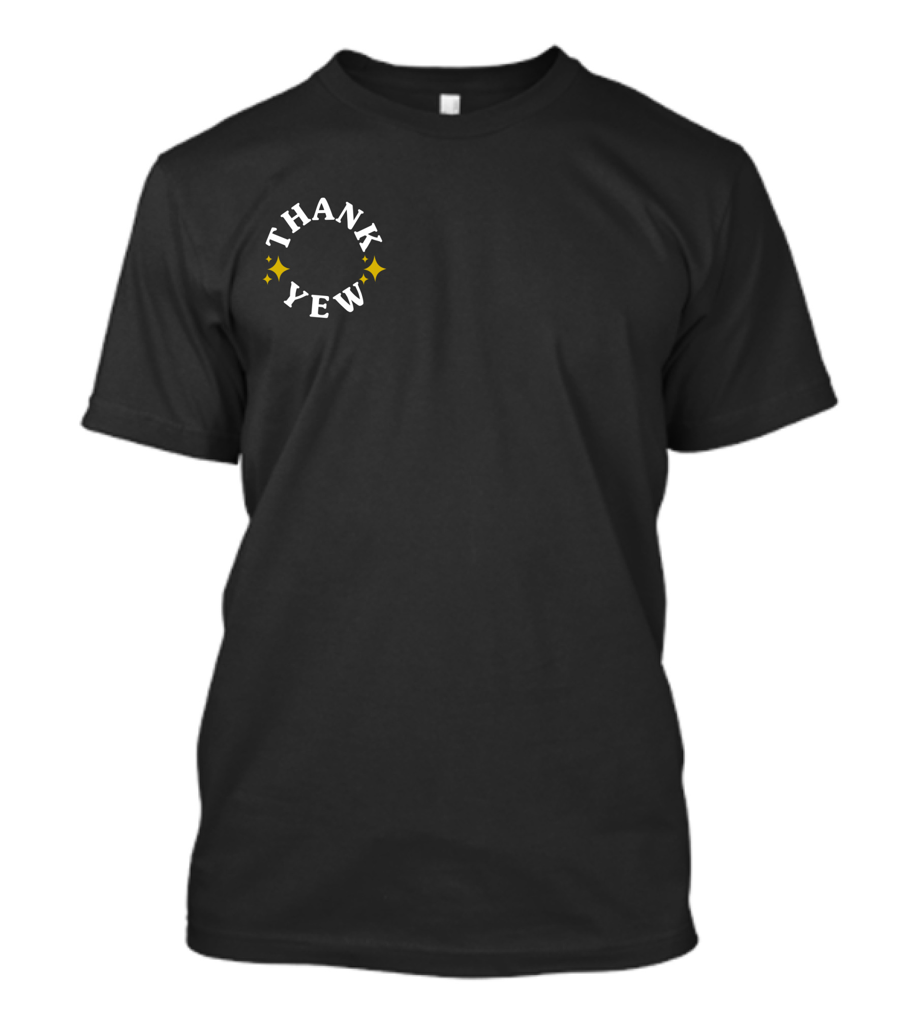 Josh Zilberberg Thank Yew Circle With Stars T-Shirt