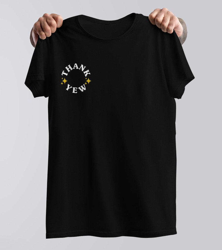 Josh Zilberberg Thank Yew Circle With Stars T-Shirt