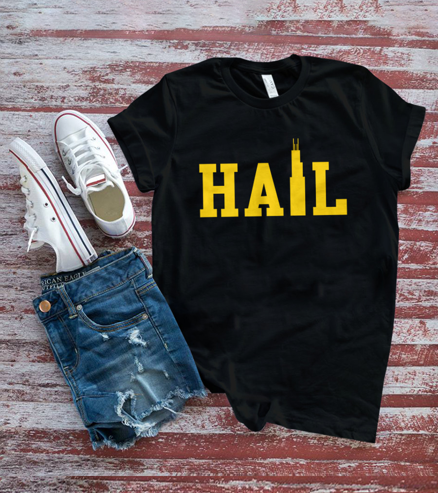 Jim Harbaugh Hail Skyline T-Shirt
