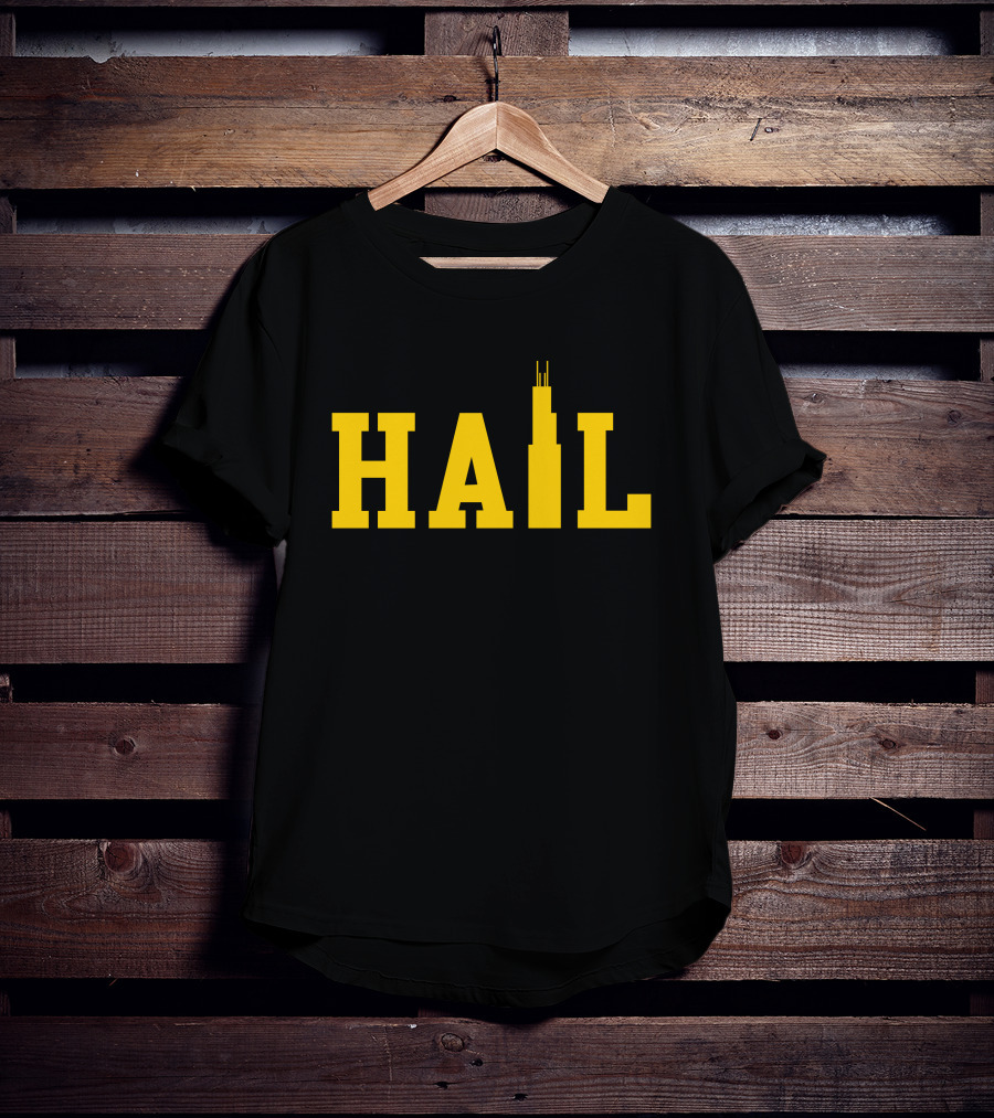 Jim Harbaugh Hail Skyline T-Shirt