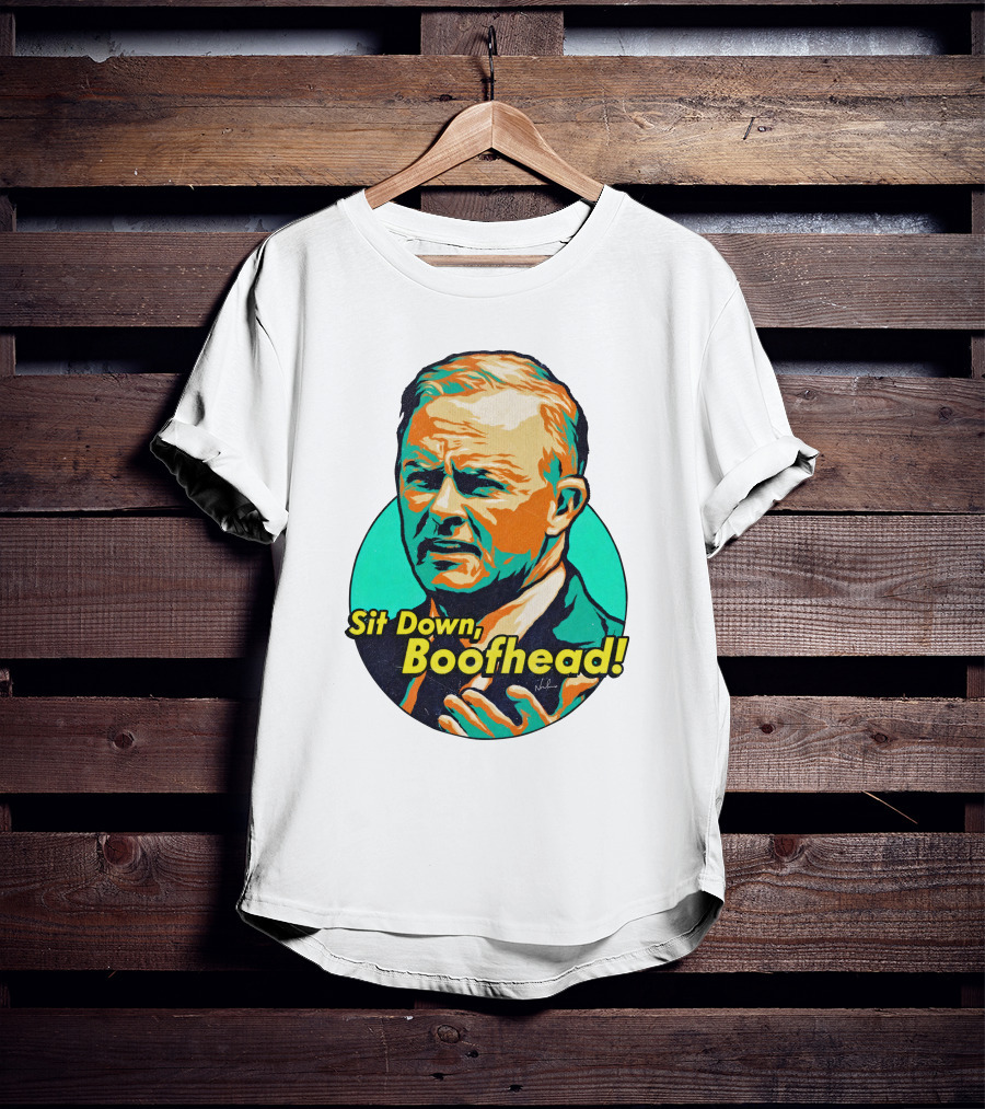 Sit Down Boofhead Scott Morrison Pop T-Shirt