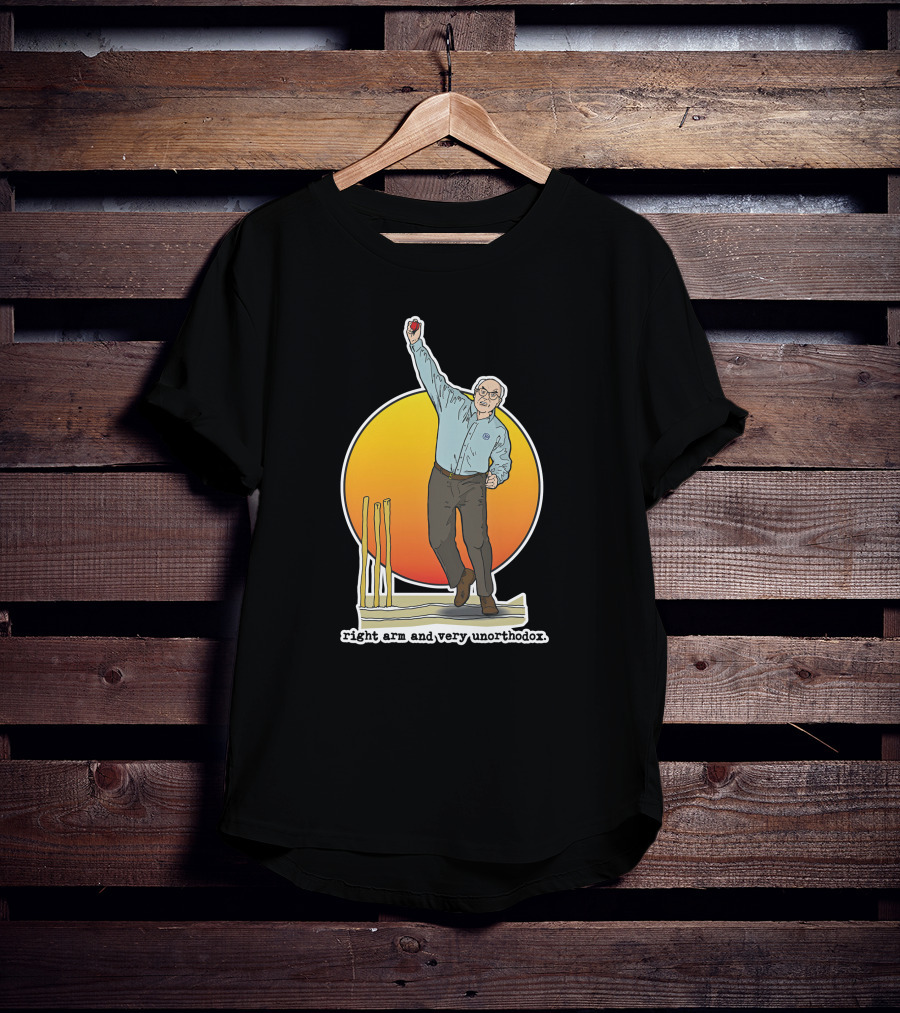 Right Arm And Very Unorthodox Bowling Stumps T-Shirt