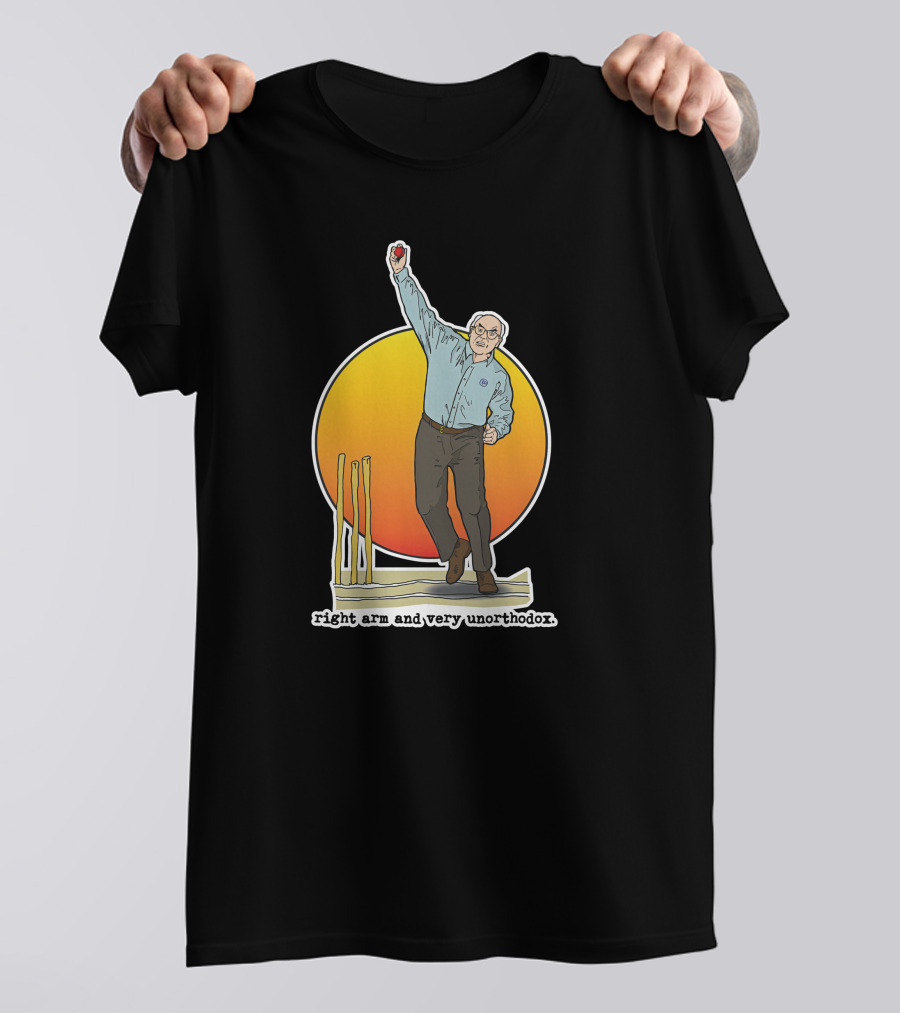 Right Arm And Very Unorthodox Bowling Stumps T-Shirt