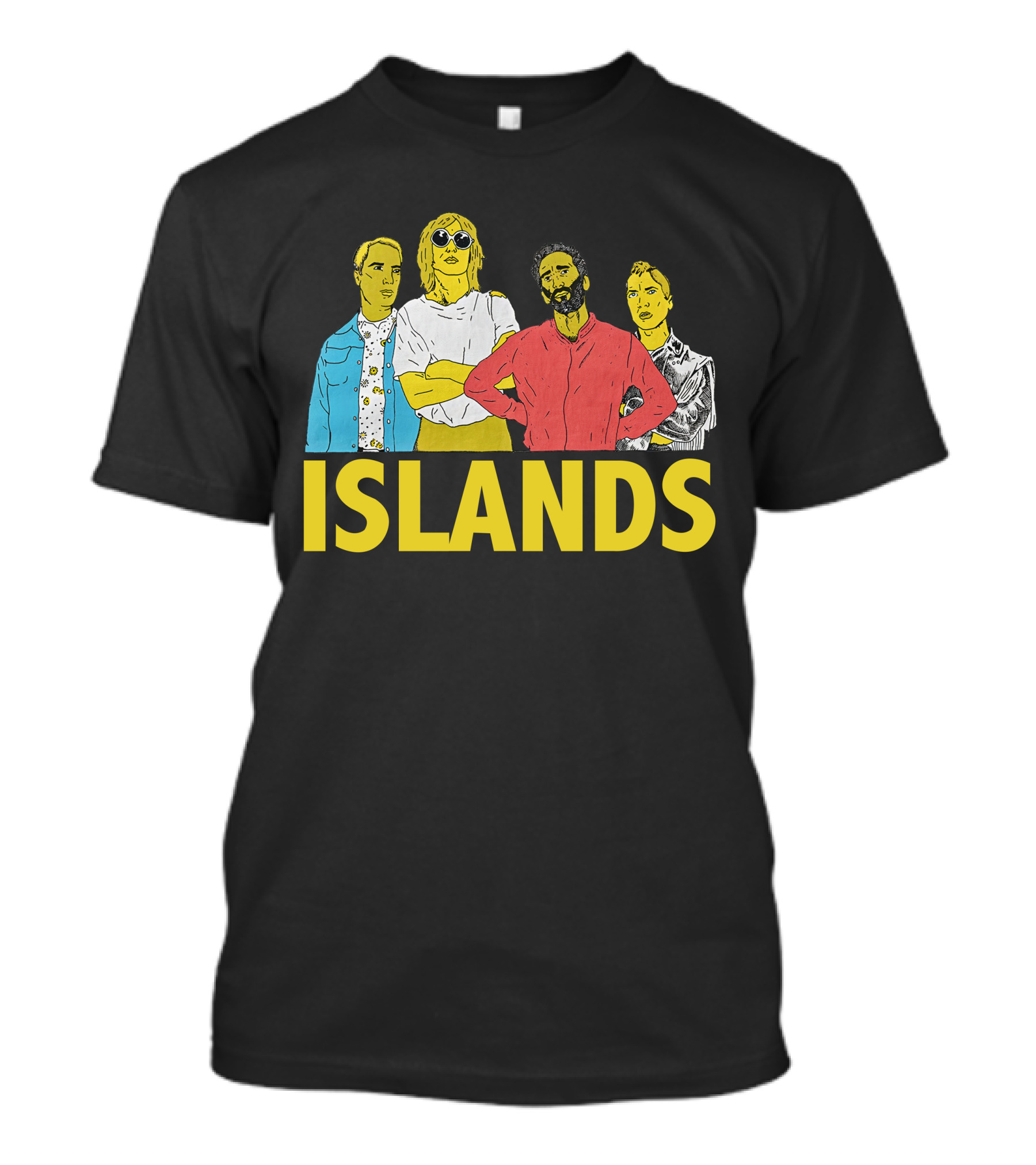 Islands Royal Mountain Records Islomania Band T-Shirt
