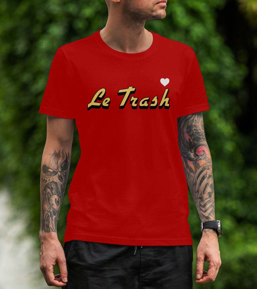 Le Trash Prime Video Fatin Jadmani Heart T-Shirt