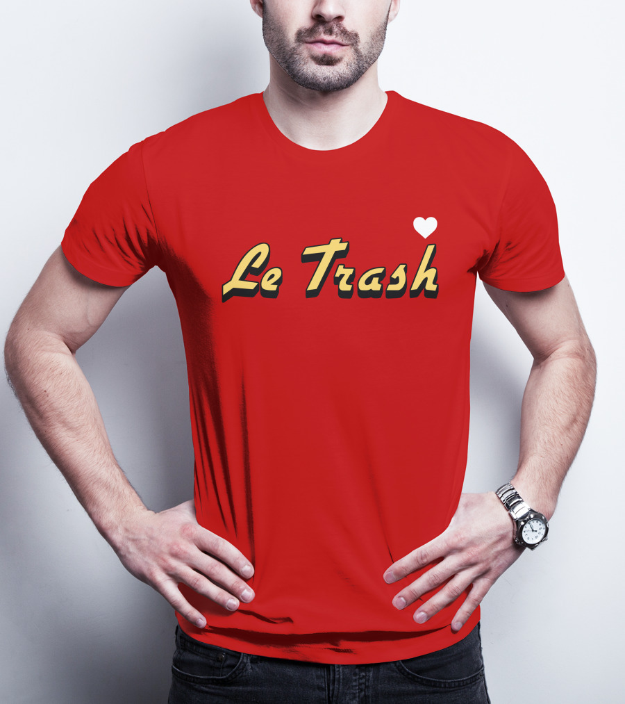 Le Trash Prime Video Fatin Jadmani Heart T-Shirt