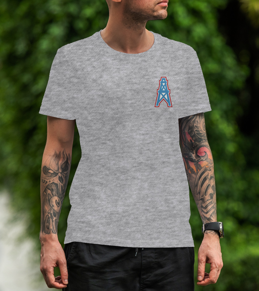 Ryan Tannehill Houston Oilers Tower T-Shirt