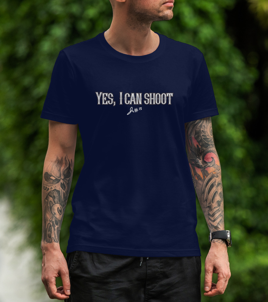 Yes I Can Shoot Jose Alvarado #15 T-Shirt