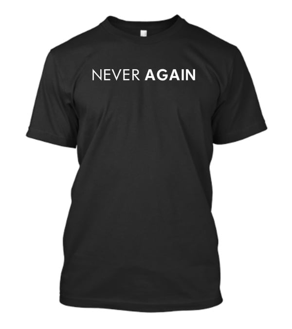 NEVER AGAIN Leody De Guzman T-Shirt