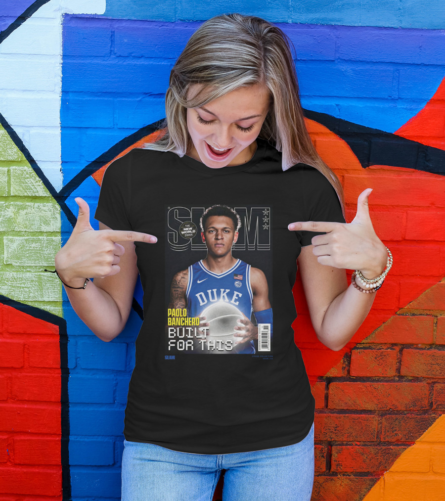 Slam Cover Paolo Banchero Duke Built For This New World Issue T-Shirt