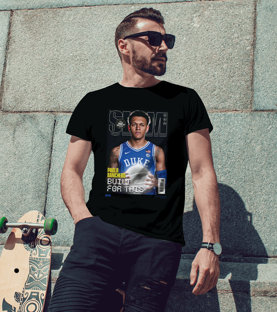 Slam Cover Paolo Banchero Duke Built For This New World Issue T-Shirt