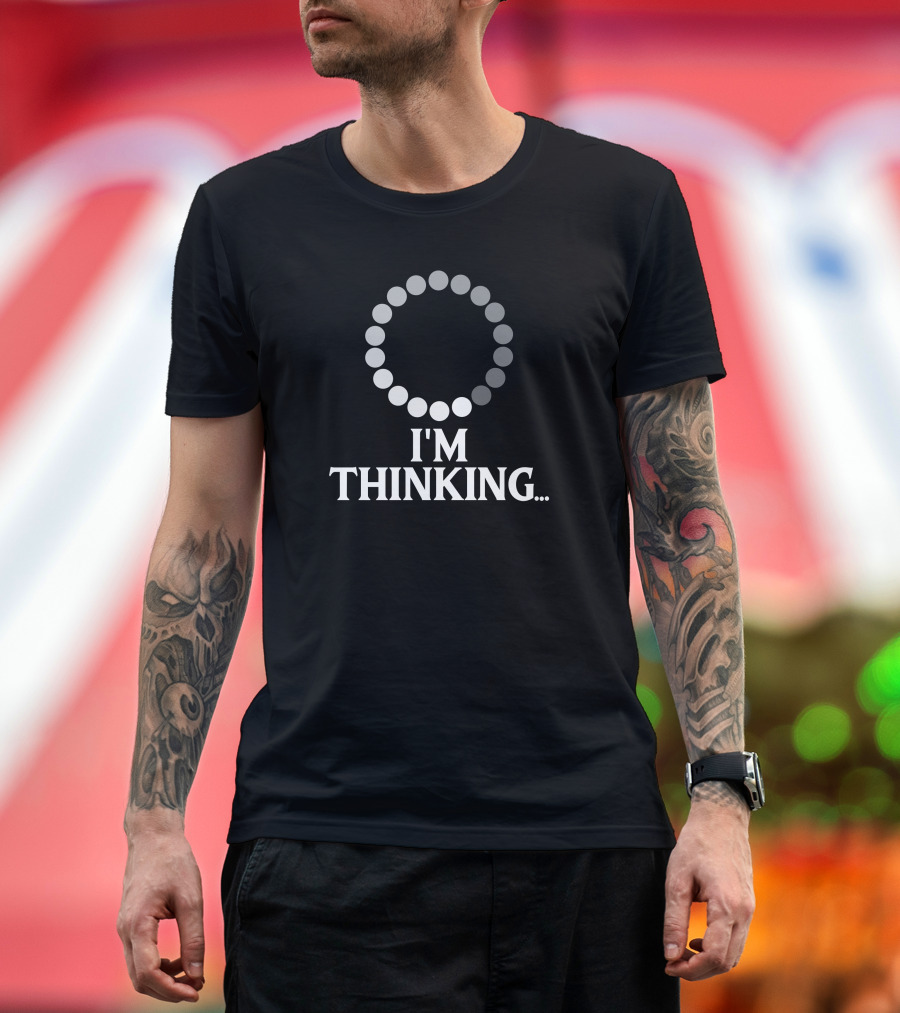 Whoopi Goldberg I'm Thinking Loading Animation T-Shirt