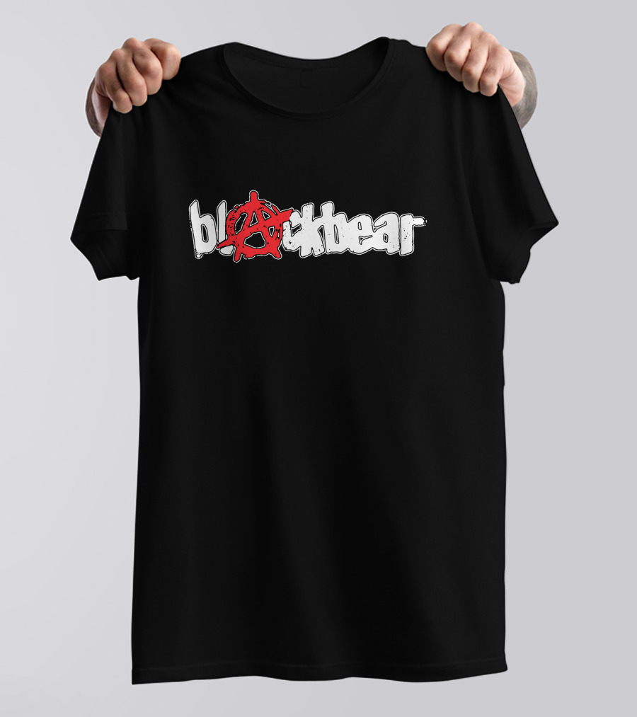 Blackbear Anarchy Logo Graffiti Style Text Red T-Shirt