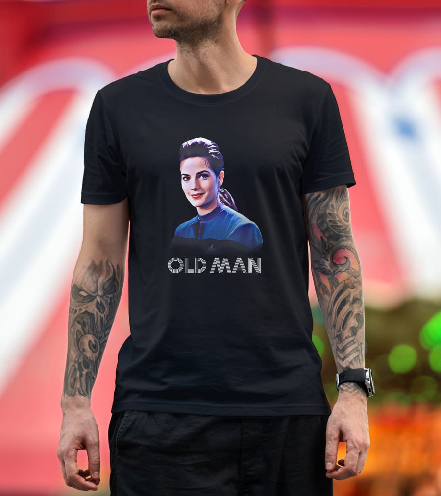 Jadzia Dax Old Man Deep Space Nine Raijuthehyeju T-Shirt