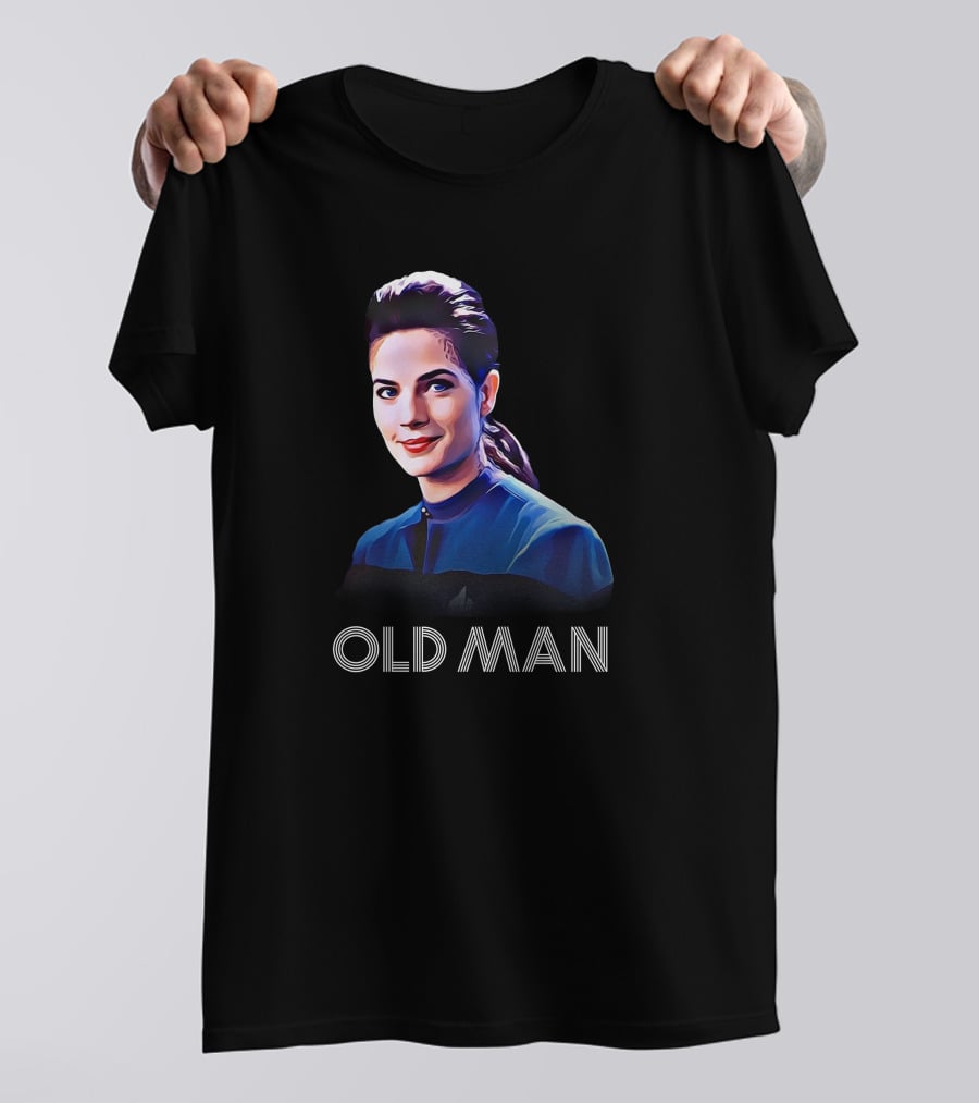 Jadzia Dax Old Man Deep Space Nine Raijuthehyeju T-Shirt