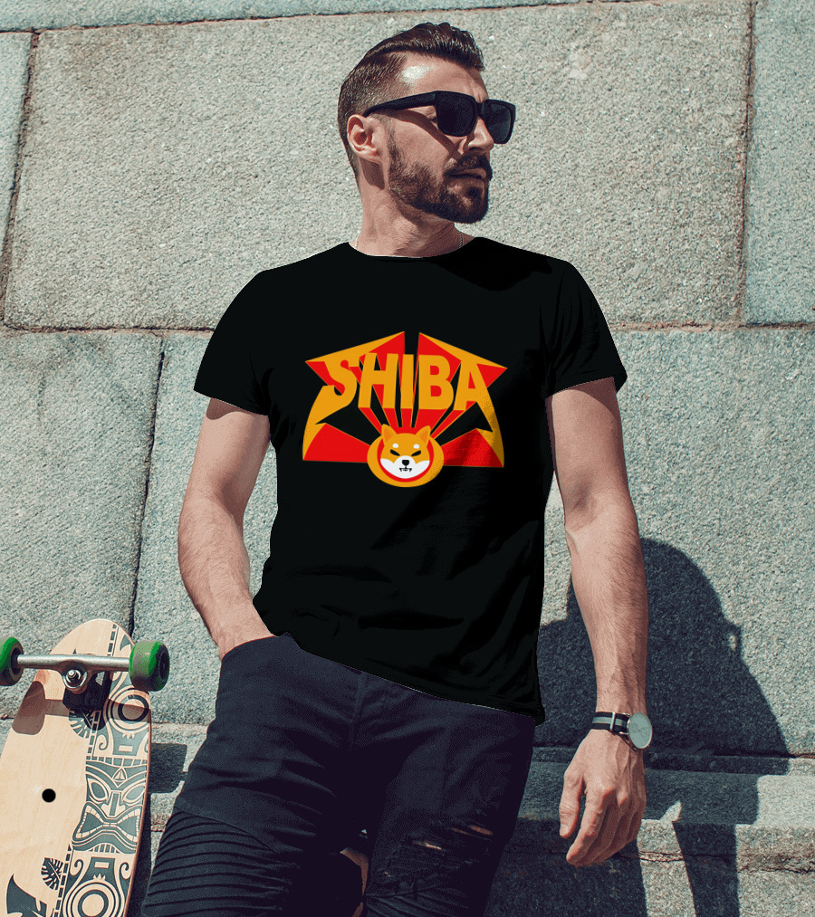 SHIBA Decentralized Merch Rockstar Shiba Steven Cooper T-Shirt