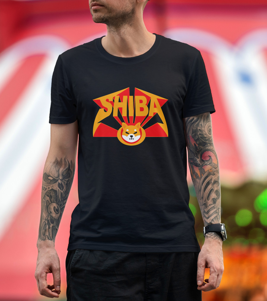 SHIBA Decentralized Merch Rockstar Shiba Steven Cooper T-Shirt