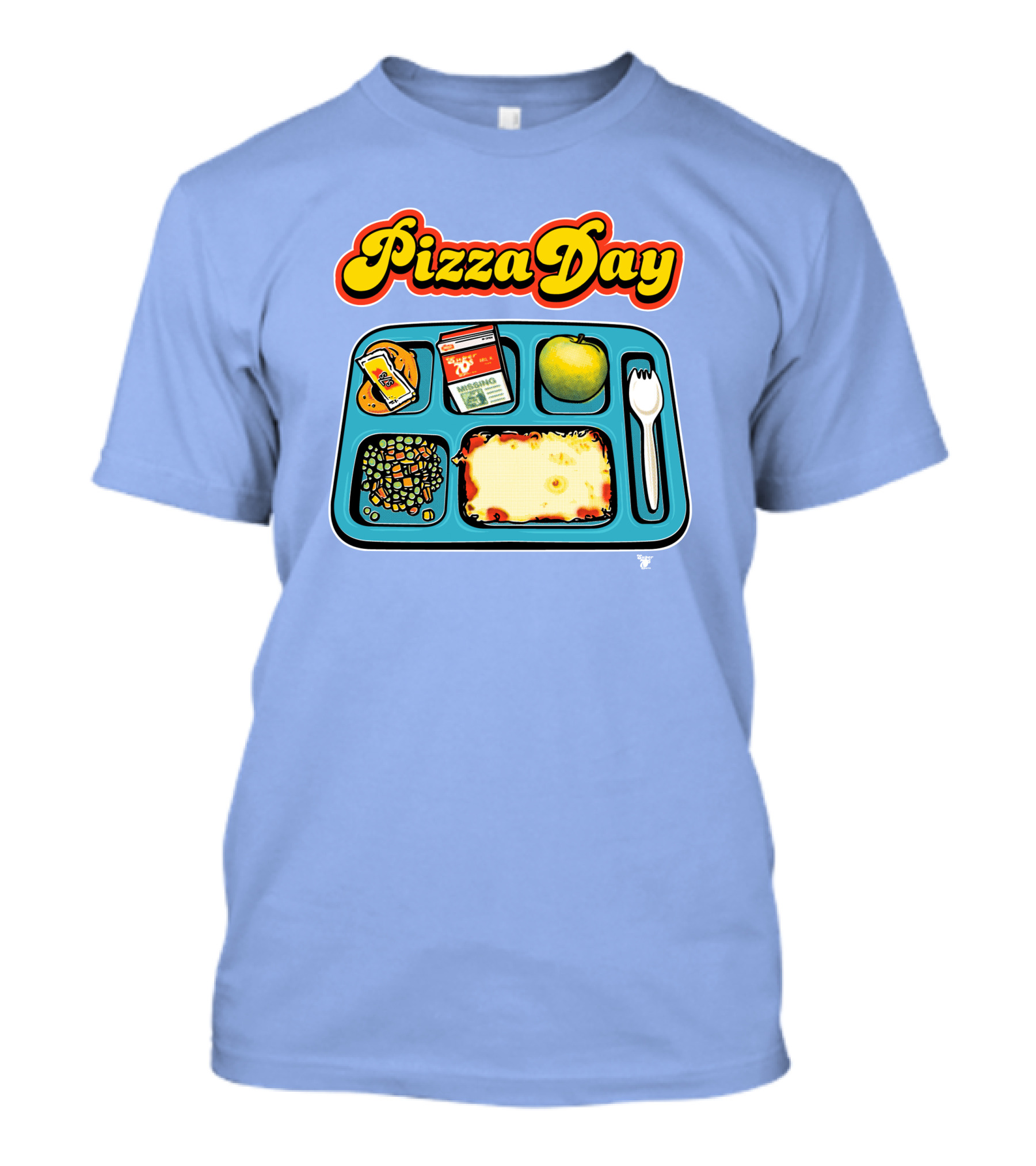 Super 70s Sports Store S7s Pizza Day Lunch Tray T-Shirt
