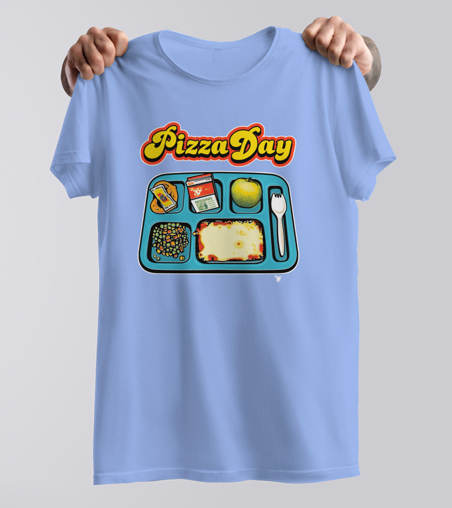 Super 70s Sports Store S7s Pizza Day Lunch Tray T-Shirt