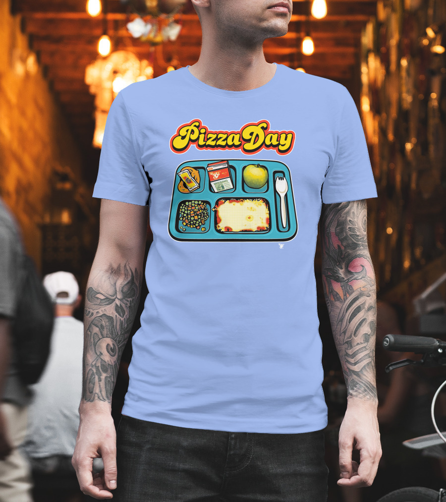 Super 70s Sports Store S7s Pizza Day Lunch Tray T-Shirt