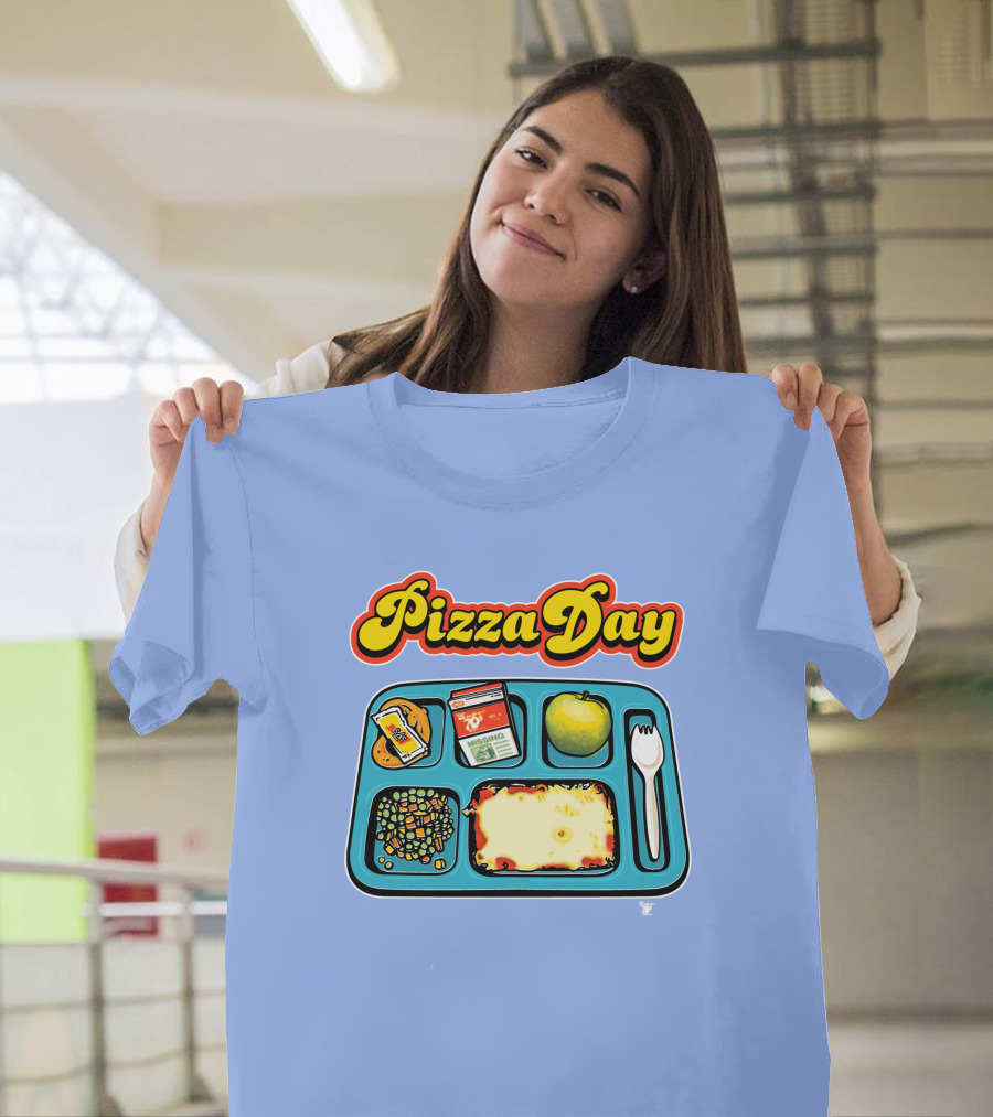 Super 70s Sports Store S7s Pizza Day Lunch Tray T-Shirt