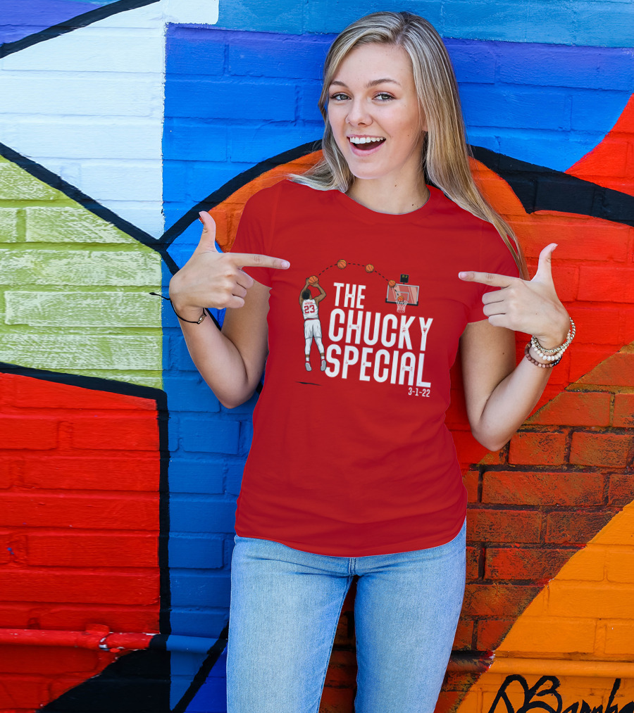 Chucky Hepburn The Chucky Special Basketball Shot 3-1-22 The Players Trunk Merch T-Shirt
