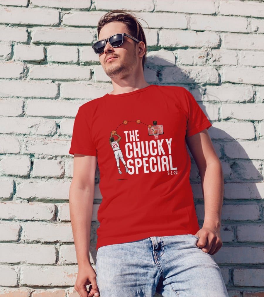 Chucky Hepburn The Chucky Special Basketball Shot 3-1-22 The Players Trunk Merch T-Shirt