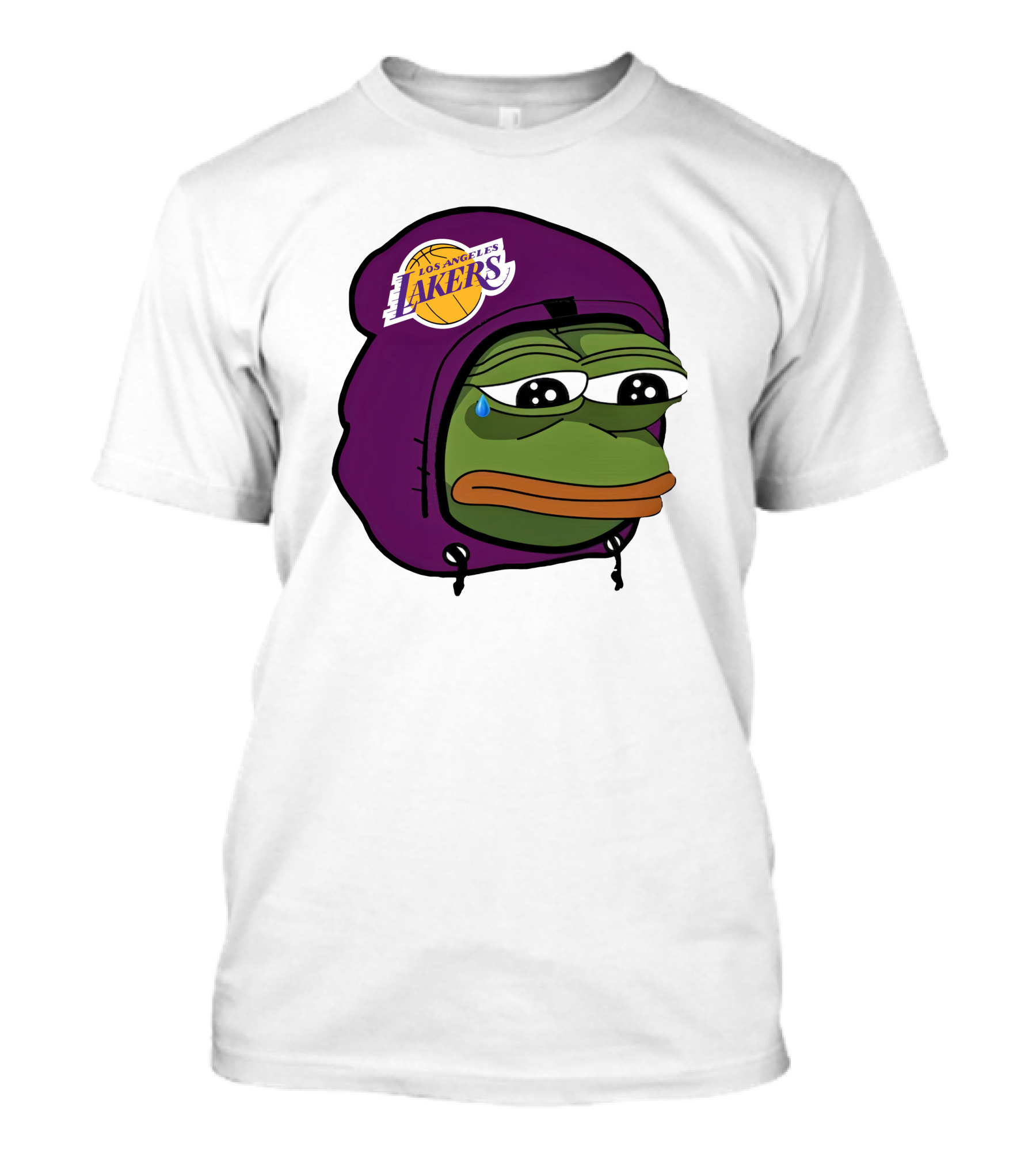 Lakeshowyo Los Angeles Lakers Fan Sad Pepe T-Shirt