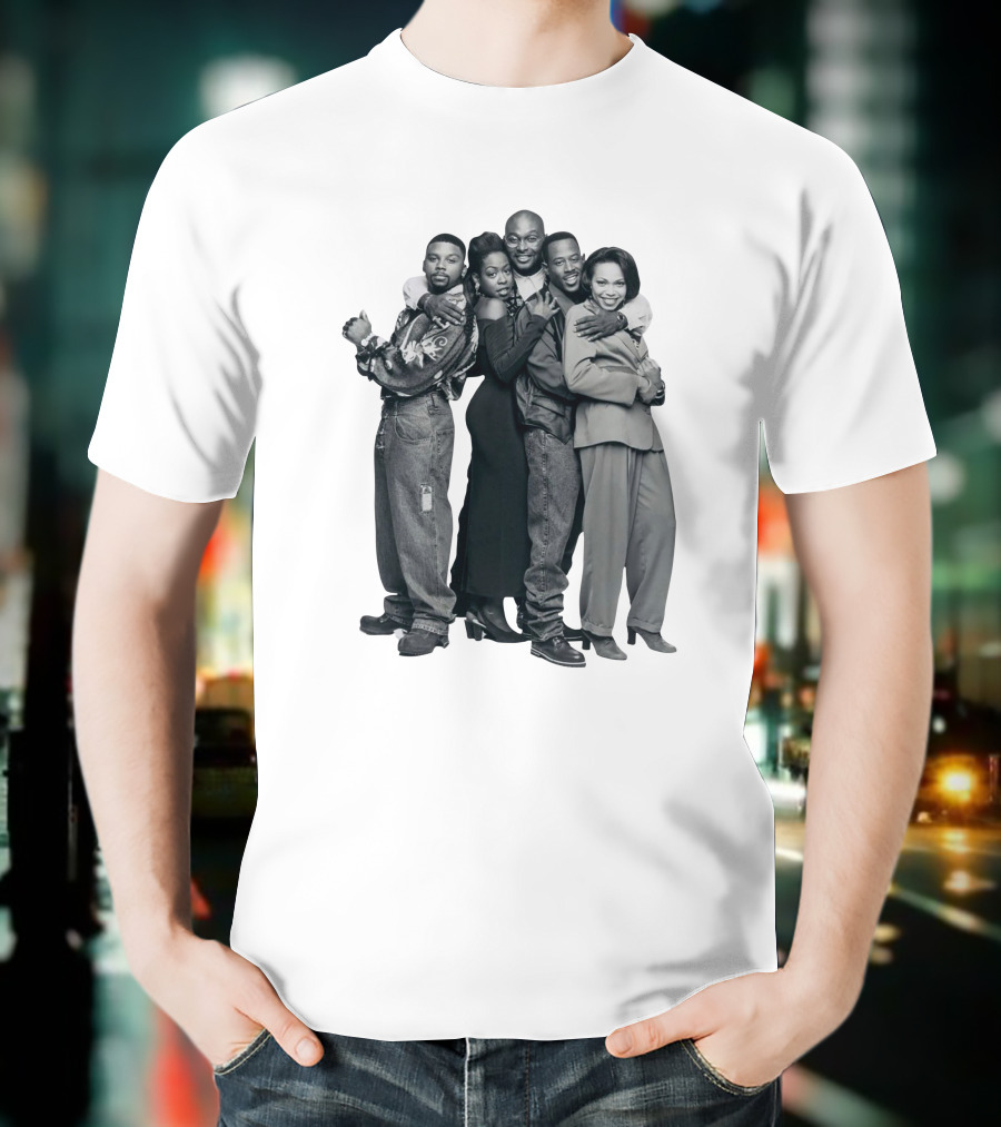 Martin Lawrence The Squad Is Everything Squad Goals Iconic Group Photo T-Shirt