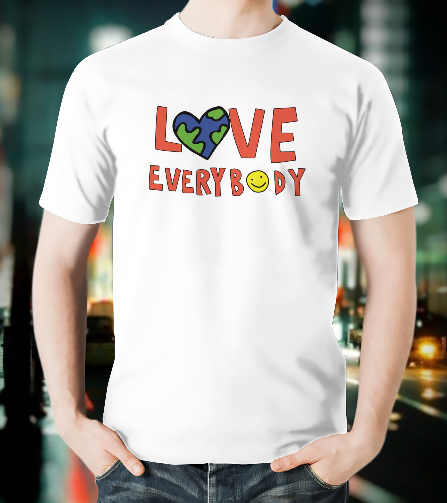 Love Everybody Heart Earth Smile Marquez Valdes-Scantling Chnge Merch T-Shirt