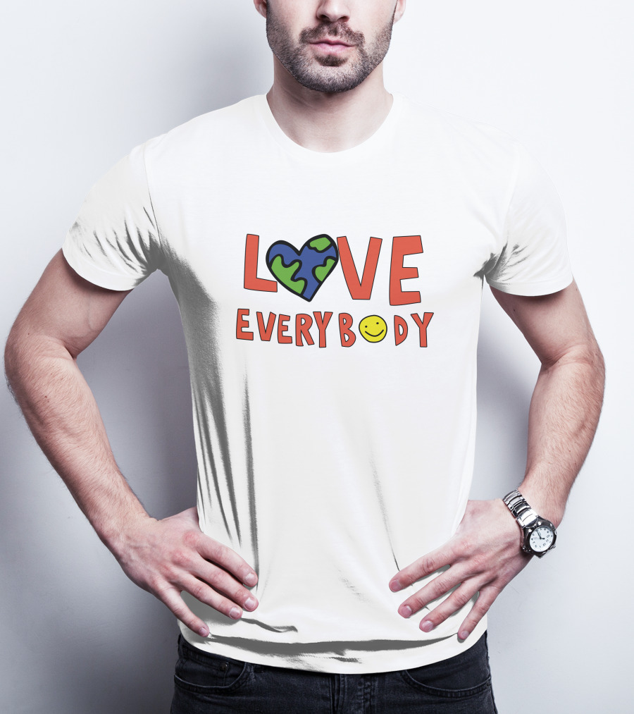 Love Everybody Heart Earth Smile Marquez Valdes-Scantling Chnge Merch T-Shirt