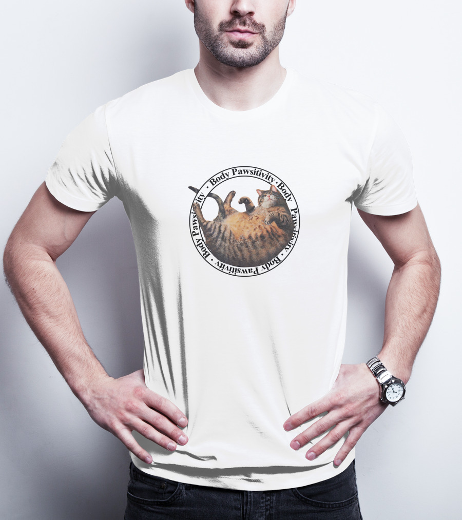 Body Pawsitivity Cat Ellen H. Wiig T-Shirt